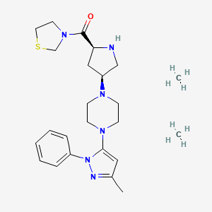 molecular formula C24H38N6OS B10815342 MP-513 (hydrobromide hydrate) 