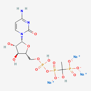 molecular formula C11H17N3Na3O14P3 B10815356 MBC-11 (trisodium) 