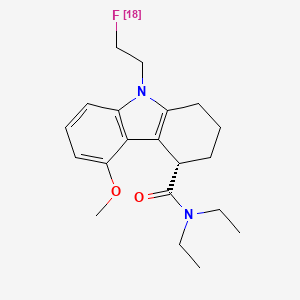 molecular formula C20H27FN2O2 B10815383 Flutriciclamide (18F) CAS No. 1274863-98-7