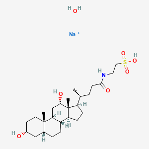 molecular formula C26H47NNaO7S+ B10815396 Sodium taurodeoxycholate monohydrate 