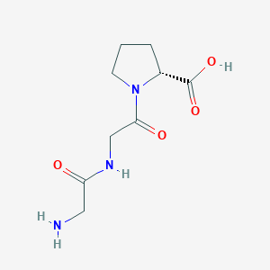 molecular formula C9H15N3O4 B10815422 Glycyl-glycyl-L-proline 