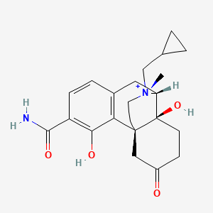 molecular formula C22H29N2O4+ B10815436 Methylsamidorphan CAS No. 1119361-12-4