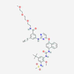 molecular formula C43H49N7O9S B10815492 TOP1288 CAS No. 1630202-02-6