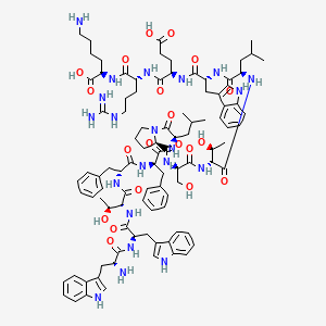 molecular formula C96H129N21O20 B10815529 Nerofe CAS No. 1311294-45-7