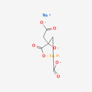 molecular formula C6H4FeNaO7 B10815544 Ferric sodium citrate CAS No. 59938-18-0