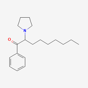molecular formula C19H29NO B10815555 alpha-Pyrrolidinononanophenone CAS No. 13415-58-2