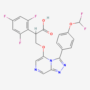 molecular formula C21H13F5N4O4 B10815564 Osm-LO-11 