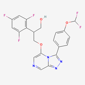 molecular formula C21H15F5N4O3 B10815567 Osm-LO-7 