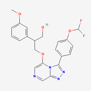 molecular formula C22H20F2N4O4 B10815575 Osm-LO-5 