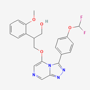 molecular formula C22H20F2N4O4 B10815589 Osm-LO-4 