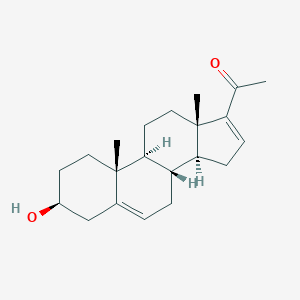 molecular formula C21H30O2 B108158 16-去氢孕酮 CAS No. 1162-53-4