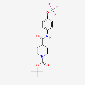 molecular formula C18H23F3N2O4 B10815856 HSL-IN-5 