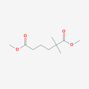 molecular formula C10H18O4 B108159 Dimethyl 2,2-dimethylhexanedioate CAS No. 17219-21-5