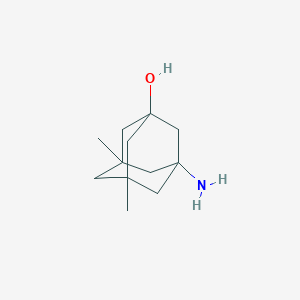 molecular formula C12H21NO B108161 3-Amino-5,7-dimethyladamantan-1-ol CAS No. 63971-25-5
