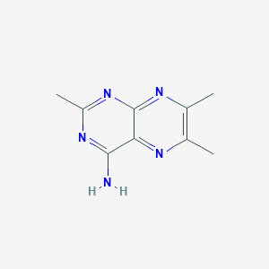 molecular formula C9H11N5 B108163 2,6,7-Trimethylpteridin-4-amine CAS No. 19374-11-9