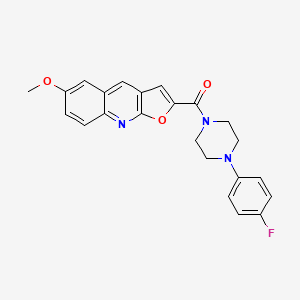molecular formula C23H20FN3O3 B10816476 Antitubercular agent-41 