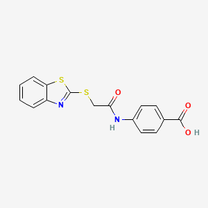 molecular formula C16H12N2O3S2 B10816514 Ptp1B-IN-22 