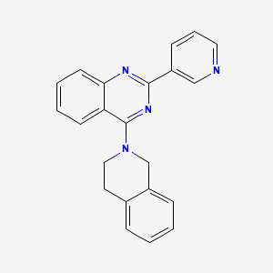molecular formula C22H18N4 B10816610 GCase modulator-1 