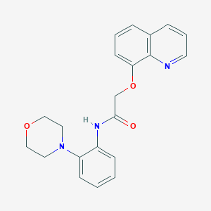 molecular formula C21H21N3O3 B10816644 WAY-639872 