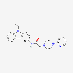 molecular formula C25H27N5O B10816687 NPY-5 receptor antagonist-1 