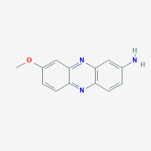 molecular formula C13H11N3O B108167 8-Methoxyphenazin-2-amine CAS No. 18450-21-0