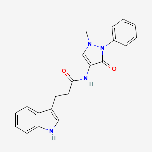 molecular formula C22H22N4O2 B10816706 CCK antagonist 1 