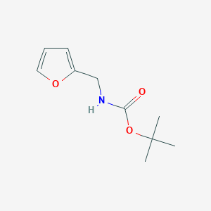 molecular formula C10H15NO3 B108169 tert-butyl N-(furan-2-ylmethyl)carbamate CAS No. 178918-29-1