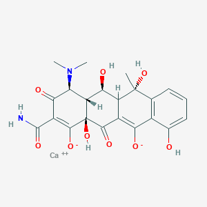molecular formula C44H46CaN4O18 B108173 土霉素半钙盐 CAS No. 15251-48-6
