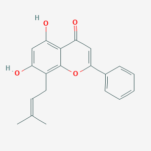 molecular formula C20H18O4 B108176 8-prenylchrysin CAS No. 34125-75-2