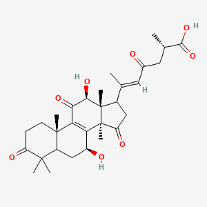 molecular formula C30H40O8 B10817812 Ganoderenic acid E 