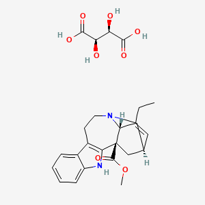 molecular formula C25H30N2O8 B10818320 Catharanthine Tartrate 