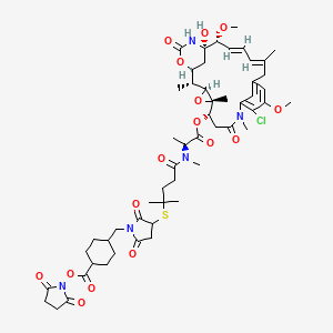 molecular formula C54H72ClN5O16S B10818550 DM4-SMCC CAS No. 1228105-52-9