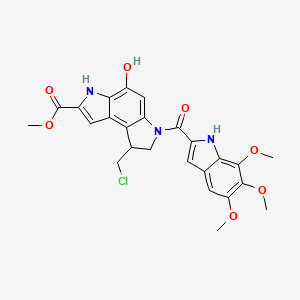 molecular formula C25H24ClN3O7 B10818596 Seco-Duocarmycin SA 