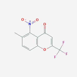 molecular formula C11H6F3NO4 B10818756 Bragsin1 