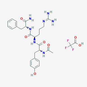 molecular formula C28H36F3N7O7 B10818825 Dtp3 tfa 