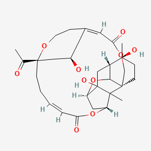 molecular formula C29H38O10 B10818906 Myrothecine A 