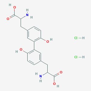 molecular formula C18H22Cl2N2O6 B10818914 Dityrosine (hydrochloride) 