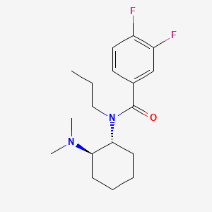 molecular formula C18H26F2N2O B10818916 3,4-Difluoro propyl U-47700 CAS No. 2741276-45-7