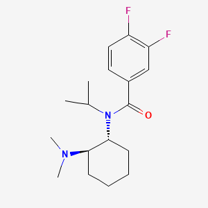 molecular formula C18H26F2N2O B10818934 3,4-Difluoro isopropyl U-47700 CAS No. 2752265-46-4