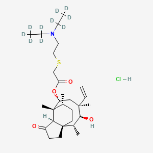 molecular formula C28H48ClNO4S B10819059 Tiamulin-d10 (hydrochloride) 