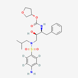 molecular formula C25H35N3O6S B10819129 Amprenavir-d4 
