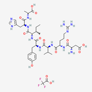 molecular formula C41H61F3N12O13 B10819161 A 779 trifluoroacetate 
