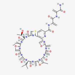 molecular formula C50H49N15O14S B10819222 Ala-geninthiocin 