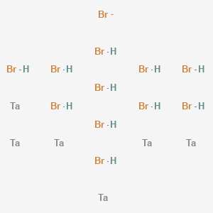 molecular formula Br12H11Ta6- B10819252 Hexatantalum dodecabromide 