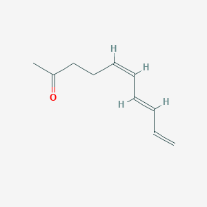 molecular formula C10H14O B10819282 (5Z,7E,9)-decatrien-2-one 