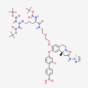 molecular formula C53H69FN8O13S B10819401 PCSK9 ligand 1 