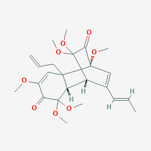 molecular formula C24H32O8 B10819505 Isoasatone A 