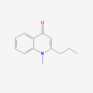 molecular formula C13H15NO B10819560 Leptomerine 