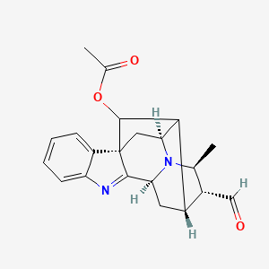 molecular formula C21H22N2O3 B10819628 Perakine 