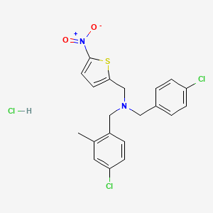 molecular formula C20H19Cl3N2O2S B10819742 GSK2945 hydrochloride 